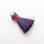Craft Blank Mini Tassel with Ring "Silk", 2cm Length, 5mm Diameter, Price per 1 Piece