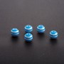 Bead Light Blue with White Stripe, 8mm Diameter, Pack of 70