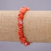 Tinted Mother-of-Pearl Chip Bracelet on Elastic Band, 7 (+/-) mm Diameter, 18cm Length