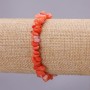 Tinted Mother-of-Pearl Chip Bracelet on Elastic Band, 7 (+/-) mm Diameter, 18cm Length