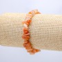 Natural Carnelian Stone Bracelet, 8mm+- Chips, 18cm Circumference