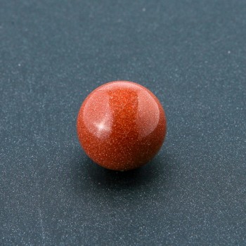 Natural Aventurine "Golden Sand" Stone Souvenir Sphere, Diameter 20mm+