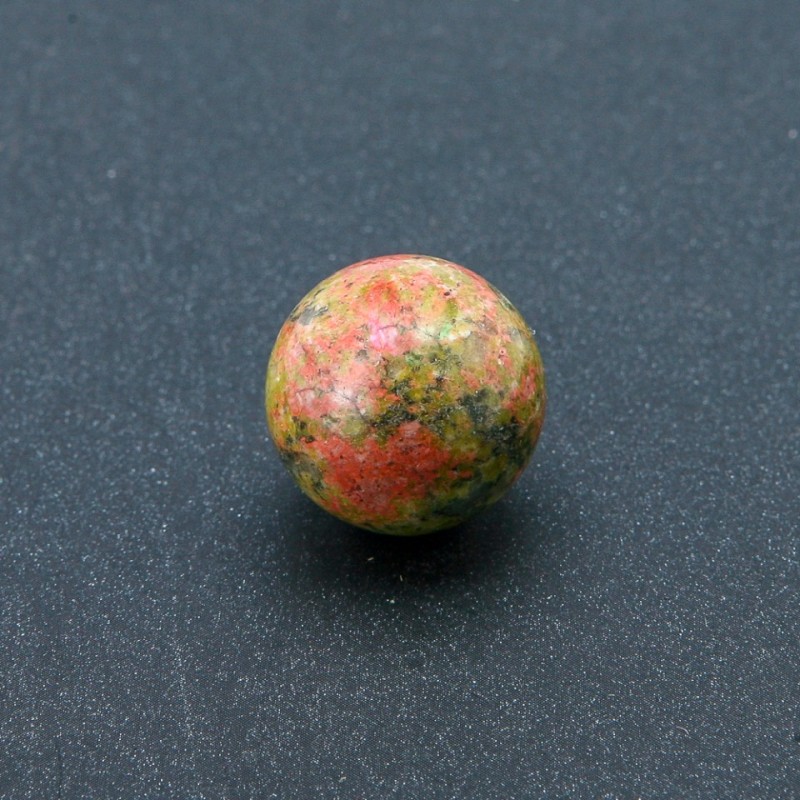 Natural Heliotrope Stone Souvenir Sphere, Diameter 20mm+