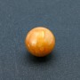 Natural Yellow Quartz Stone Souvenir Sphere, Diameter 20mm+