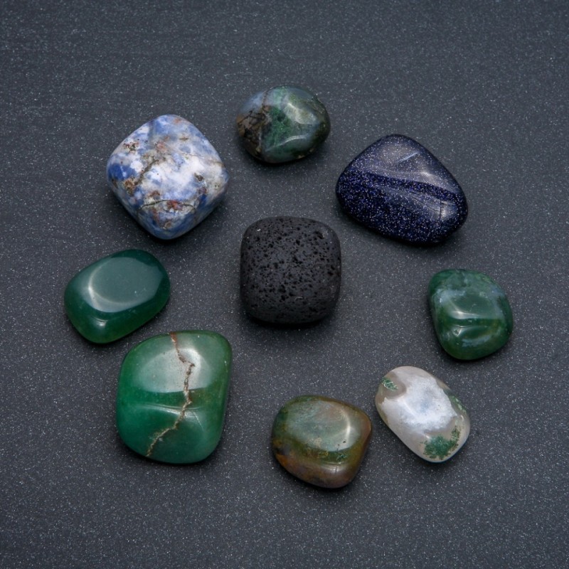Natural Souvenir Stone Assorted Tumbled (per 100g +/-)