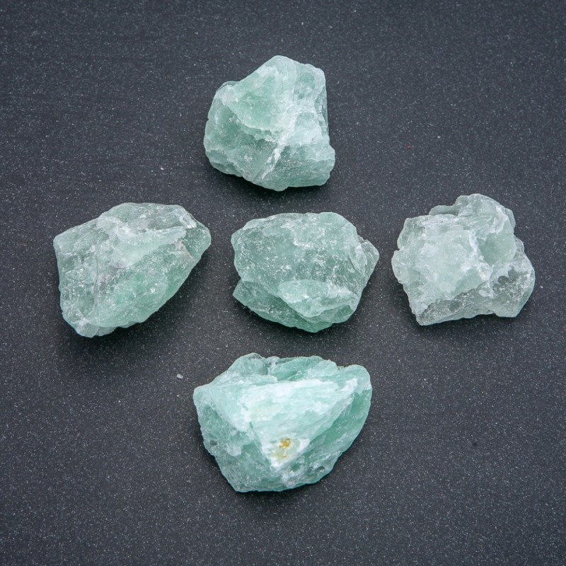 Natural Raw Tumbled Souvenir Stone Fluorite (per 100g+-)