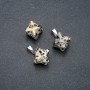 Merkaba Dalmatian Jasper Pendant 10x10mm