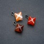 Merkaba Carnelian Pendant 10x10mm