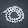 Beads on a Strand Natural Stone Adularia Smooth Round, Diameter 8mm +/-, Length 39cm