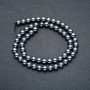 Beads on a Strand Terahertz Smooth Round, Diameter 8mm +/-, Length 39cm