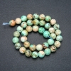 Beads on a String Natural Stone Amazonite Smooth Round, Diameter 10mm +/-, Length 39cm