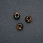 Pandora Bead Natural Tiger's Eye Stone 14x7mm, Hole Diameter 5.5mm +