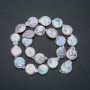 Baroque Pearl Strand, 15x18mm diameter, 40mm length +/- with a petrol sheen