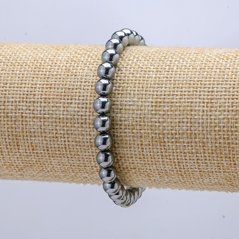 Terahertz Stretch Bracelet, diameter 6mm, length 18cm +