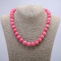 Tourmaline (Imitation) Necklace, Smooth Round Beads, 12mm Diameter, 48cm Length +