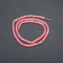 Natural Chalcedony Faceted Rondelle Strand, 4x2.5mm Diameter, 39cm Length +