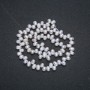 River Pearl Strand, diameter 6x4mm, length 36cm (+-), with petrol sheen