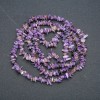 Natural Charoite Chip Strand, 7x2mm Diameter, 88cm Length +