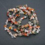 Natural Assorted Stone Chip Strand, 6x4mm Diameter, 89cm Length +
