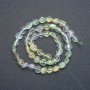 Assorted Beads on a String (Amethyst, Citrine, Prehnite) tumbled, diameter 8x6mm, length 39cm +