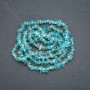 Beads on Thread Tinted Crystal Chips, diameter 7x3mm, length 86cm +