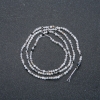 Natural Adularia Strand, faceted round bead, diameter 2mm +-, length 40cm +