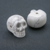 Skull Bead Natural Cacholong 25x19mm +