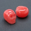 Skull Bead Natural Chalcedony 25x19mm +