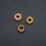 Pandora Bead of Heliodor Unakit natural stone 15x4mm, hole diameter 5mm+