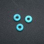 Pandora-Style Bead Turquoise 15x4mm, hole diameter 5mm+