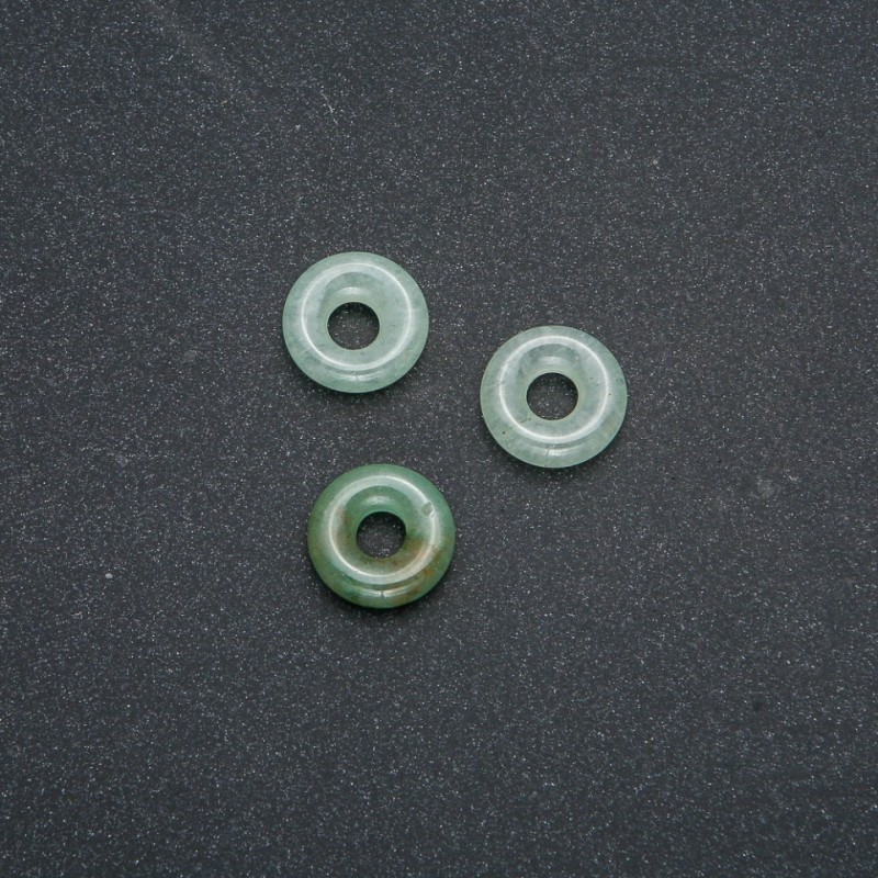 Pandora Bead Natural Stone Jade 15x4mm, hole diameter 5mm+
