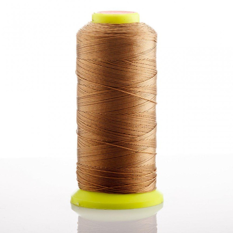 Thread Spool Brown Gold, Diameter 0.6mm Nylon for Craft 500m