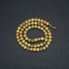 Yellow Jasper Natural Stone Beads on Thread, Smooth Round 6mm, 38cm Strand +