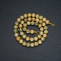Beads on String Natural Stone Yellow Jasper Smooth Round, Diameter 8mm, Length 38cm +