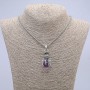 "Paw with Ball" Pendant 40x20mm on Chain, Length 70cm + - Silver-Tone Metal
