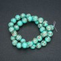 Beads on Strand Imperial Jasper Light Green (pressed) smooth round bead, diameter 10mm +/-, length 40cm+