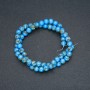 Imperial Jasper Sky Blue (pressed) Beads, smooth round, diameter 6mm +/-, length 40cm +