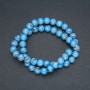 Imperial Jasper Sky Blue (pressed) Beads, smooth round, diameter 8mm +/-, length 40cm +
