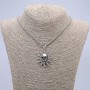 Pendant "Skull" 48x36mm +/- on Chain, Length 70cm +/- Silver-Tone Metal
