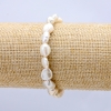 Natural River Pearl Bracelet on Elastic, Diameter 8mm+