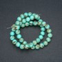 Imperial Jasper Beads on Thread, Light Green (Pressed), Smooth Round, Diameter 8mm+/-, Length 40cm+