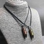 Matching Ball Pendants, Gold-Tone and Bronze Metal 45x10mm+/-, Length 45-50cm