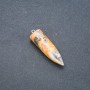Agate Ball Pendulum Pendant 13x40x45mm (+/-)