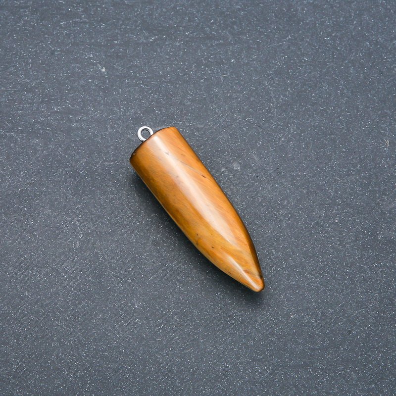 Tiger's Eye Ball Pendulum Pendant 13x40x45mm (+-)