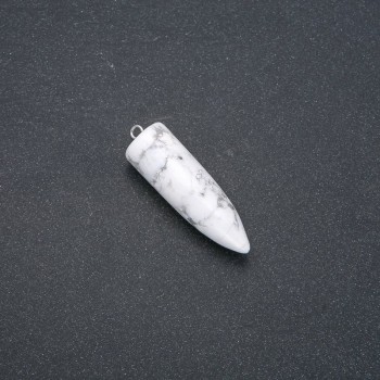 Cacholong Ball Pendulum Pendant 13x40x45mm (+-)
