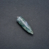 Moss Agate Ball Pendulum Pendant 13x40x45mm (+-)