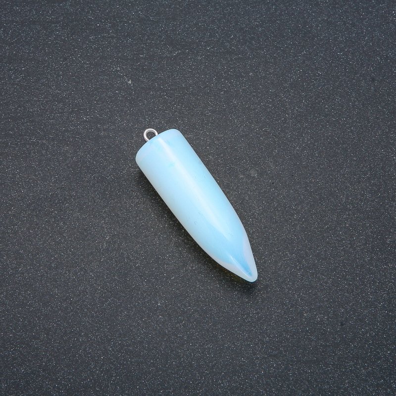 Opalite "Moonstone" (Synthetic) Ball Pendulum Pendant 13x40x45mm (+-)