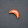 Carnelian Stone Crescent 12x30x8mm (+-) No Hole