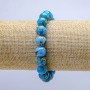 Imperial Jasper Bracelet on Elastic, Smooth Bead, Diameter 10mm+/-, Length 18cm+