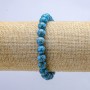 Imperial Jasper Bracelet on Elastic, Smooth Bead, Diameter 8mm+/-, Length 18cm+